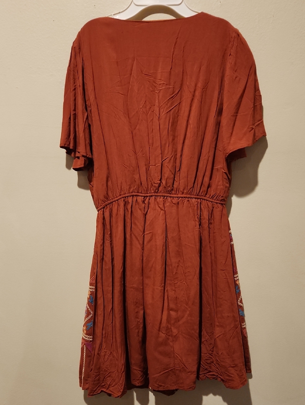 ❤️ NWT! SAVANNA JANE DESERT ESCAPE EMBROIDERED BOHO DRESS, LARGE - Picture 10 of 11